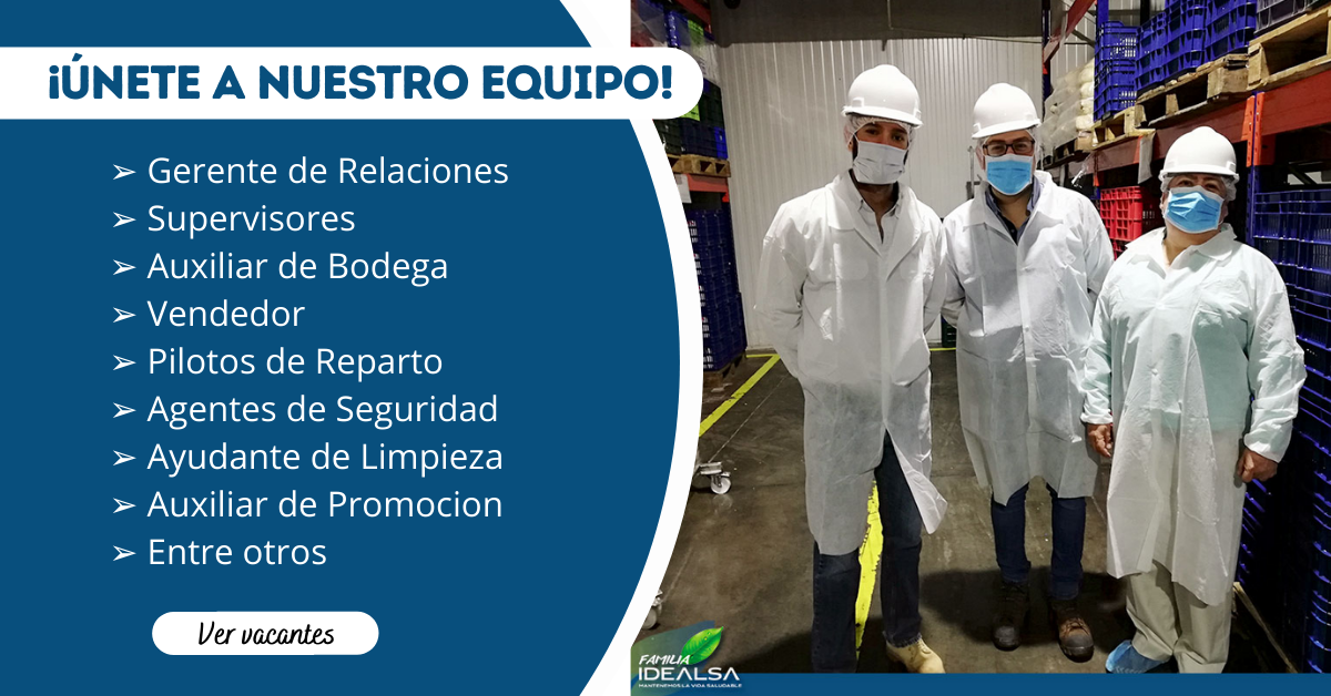 IDEALSA- Requiere personal capacitado