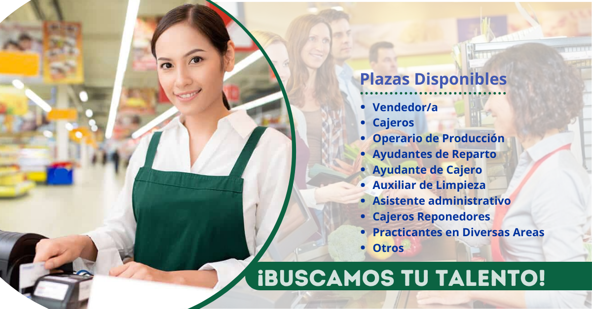 EN BUSCA DE CAJERO PARA DISTINTAS EMPRESAS