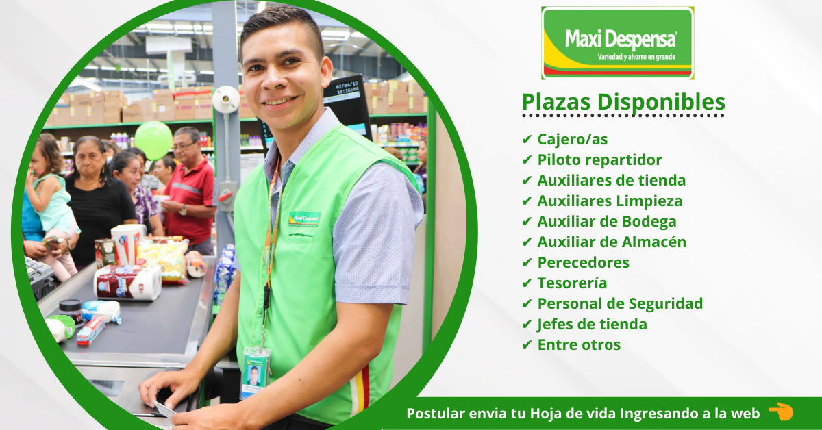 MAXI DESPENSA - OFRECE NUEVAS VACANTES