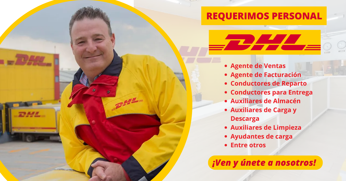 DHL XPRESS – Realiza gran convocatoria con diversos puestos de trabajo