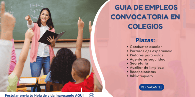 COLEGIOS Guía de Empleo